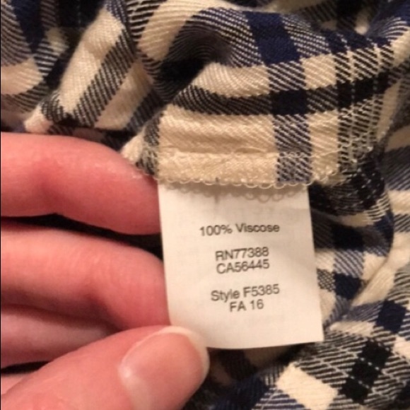 Madewell plaid artiste tunic shift dress tassels - Picture 8 of 8